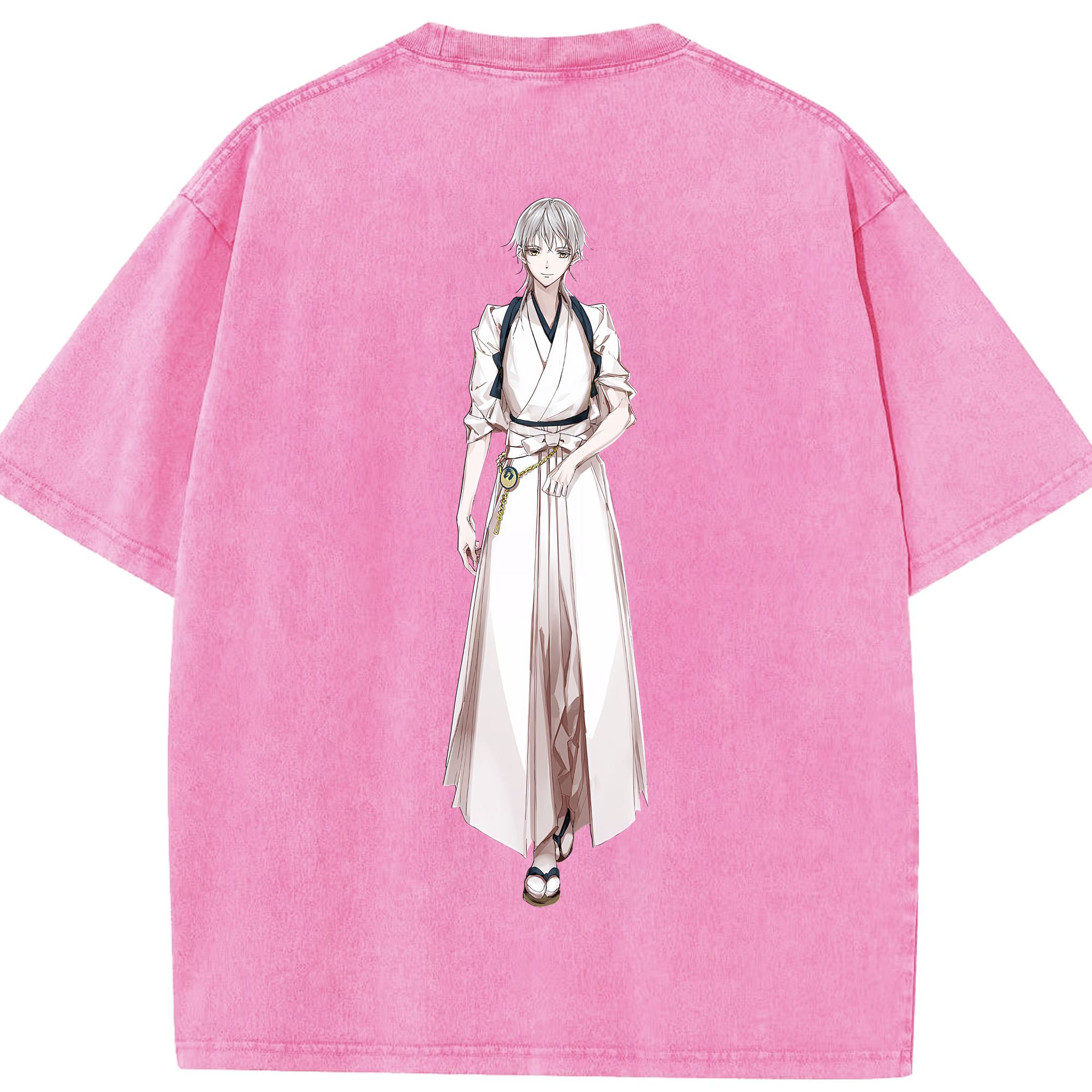 （画像用） 刀剣乱舞 Touken Ranbu 綿100% ヴィンテージ風 半袖Tシャツ（背面プリント）
